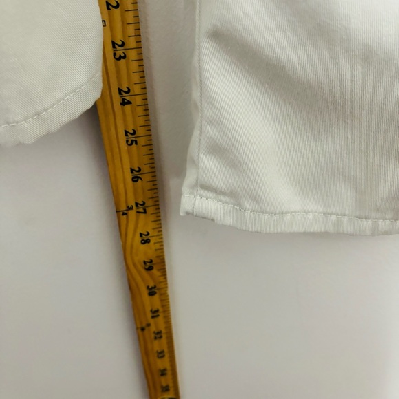 VF Jeanswear Vintage White Pull-On Elastic Waist Straight Wide Leg Pants 12P - Picture 6 of 6